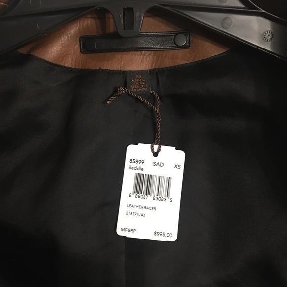 Coach Leather Racer Jacket - Picture 6 of 8